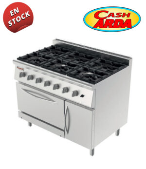 Cocina a Gas 6 Fuegos con Horno Fondo 700 CHP-1056-H