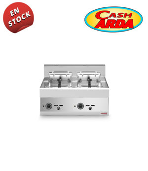 Freidora Eléctrica Doble 10+10L Fondo 65cm SV 657 FRE/P