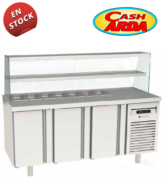 Mesa Fría Kebab GN 1/1 MFK70-180