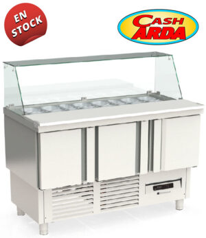 Mesa Fría GN 1/1 Compacta Kebab MFK-140