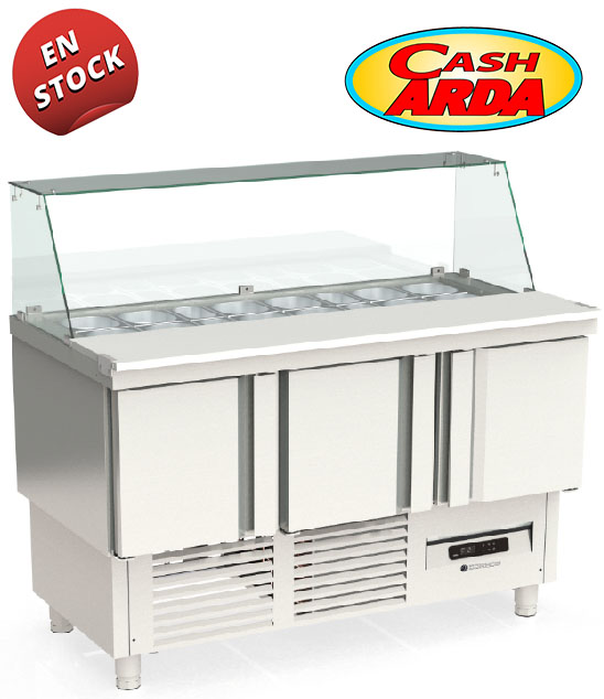 Mesa Fría GN 1/1 Compacta Kebab MFK-140