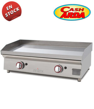 Plancha a Gas Acero con Baño Cromoduro 80cm