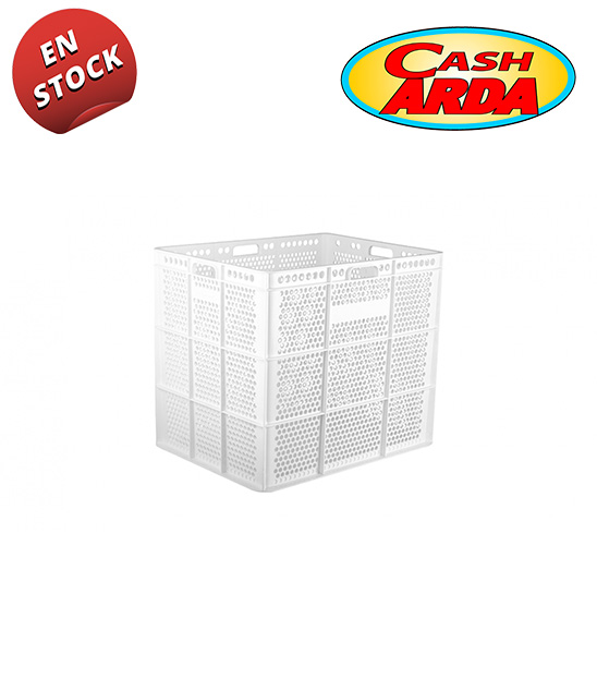 Cajón Perforado Fondo Liso Apilable Panadería Modelo 124