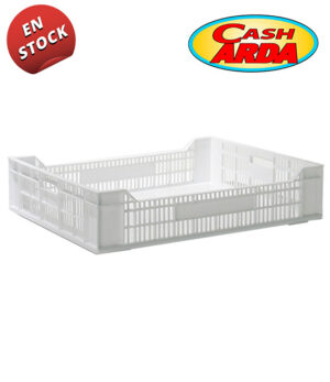 Cajón Ranurado Fondo Liso Apilable Panadería Modelo 125