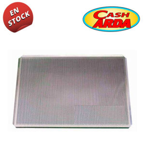 Bandeja/Lata 60x40 de Aluminio Perforada con Pared Inclinada