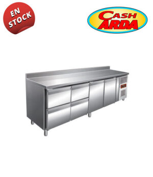 Mesa Refrigerada GN 1/1 con 4 Cajones Fondo 700 MSRG-2500