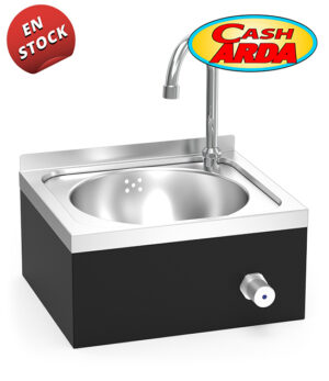 Lavamanos Mural de Rodilla Negro Serie XS