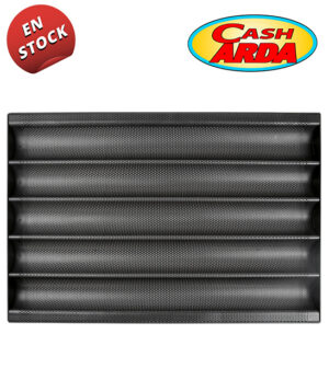 Bandeja Aluminio Acanalada 60x40cm